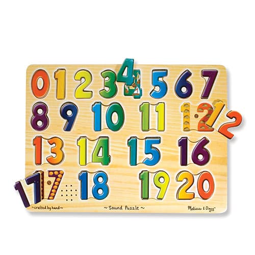 Melissa &amp; Doug(R) Numbers Sound Puzzle - image 