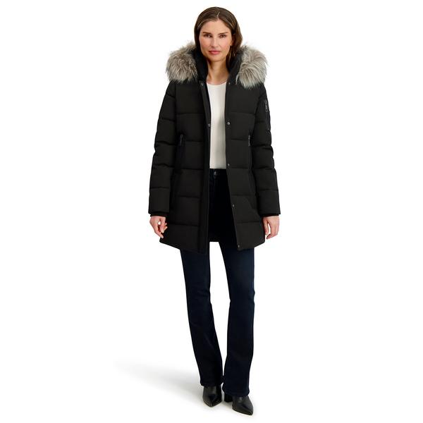Womens Nautica Heavyweight Jacket With Bib And Belt