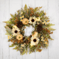Northlight 28in. Sunflowers & Pumpkins Fall Harvest Wreath - image 4