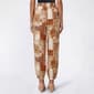 Juniors No Comment Gauze Smock Waist Balloon Pants - Patchwork - image 2