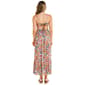 Juniors Angie Smocked Bodice V-Neck Floral Tier Maxi Dress - image 3
