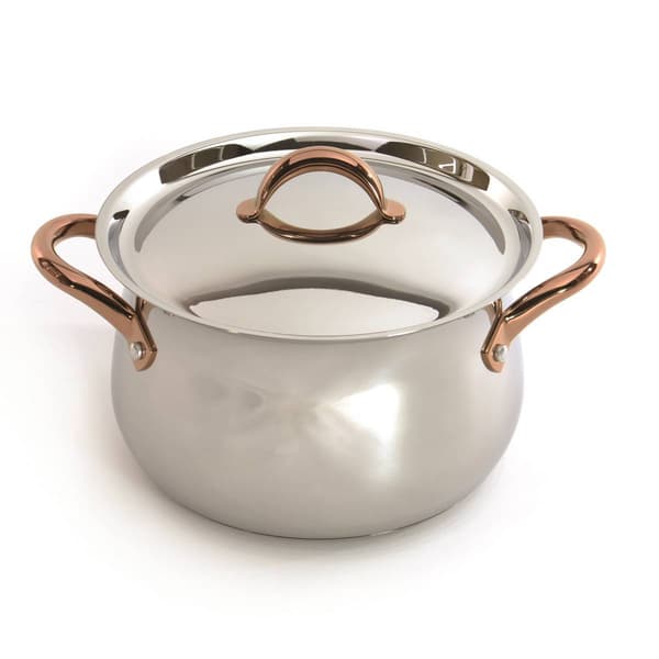 BergHOFF Ouro Stainless Steel 9.5in. Stockpot w/ Lid - image 