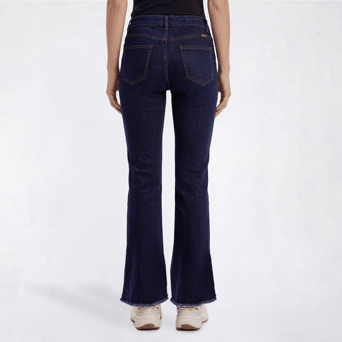 Womens Angels of Difference One Button 5 Pocket Bootcut Jeans