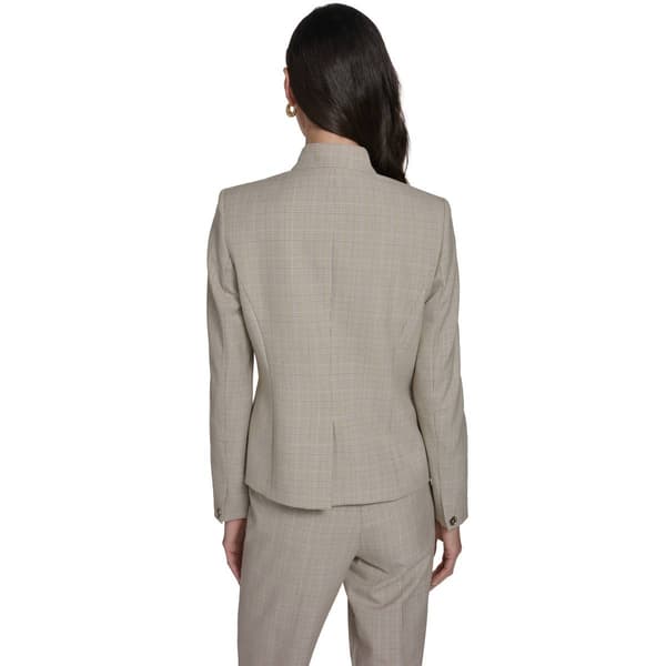 Womens Tommy Hilfiger Open Front Plaid Blazer
