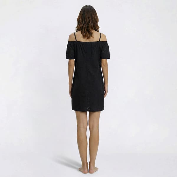 Womens Cover Me Crochet Off The Shoulder Cover Up Dress