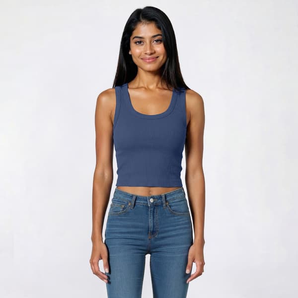 Juniors Wallflower Ashe Cloud Bra Cup Tank Top