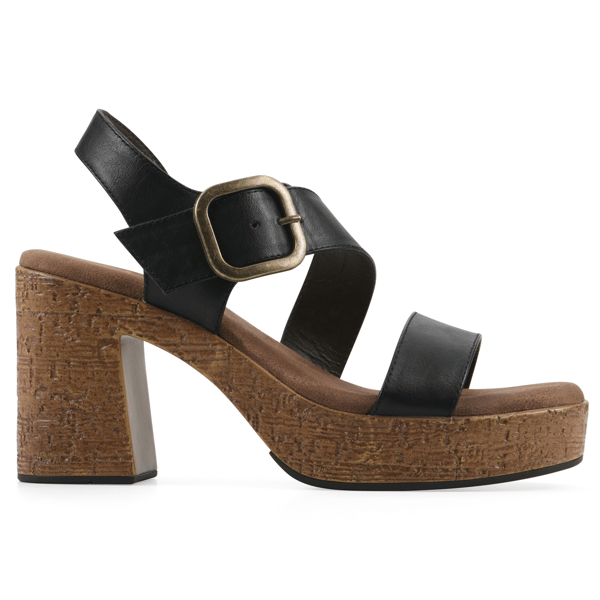 Womens White Mountain Barb Platform Sandals