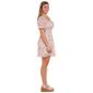 Juniors Trixxi Puff Sleeve Emma Floral Tier Sheath Dress - image 4
