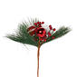 Evergreen Berries & Christmas Balls Pick - image 1