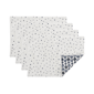 Lenox® Blue Bay Diamond Dot Reversible Placemats - Set of 4 - image 1
