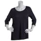 Womens Preswick & Moore 3/4 Sleeve Wildflower Tunic - image 1