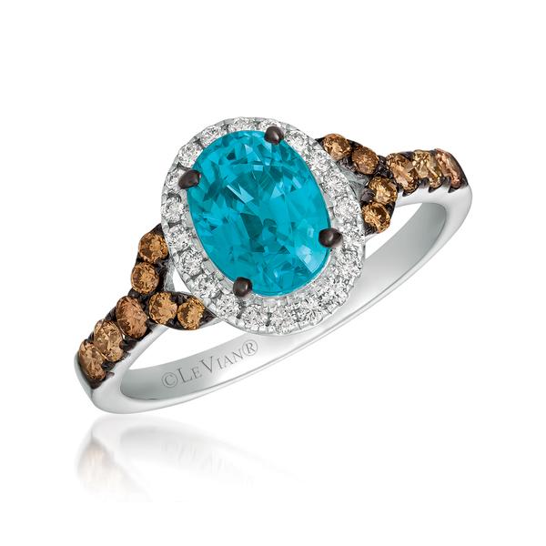 Le Vian Chocolatier(R) Blueberry Zircon(R)/Diamonds/White Gold Ring - image 