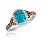 Le Vian Chocolatier(R) Blueberry Zircon(R)/Diamonds/White Gold Ring - image 1