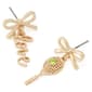 Betsey Johnson Tennis Racquet Love Mismatch Earrings - image 3