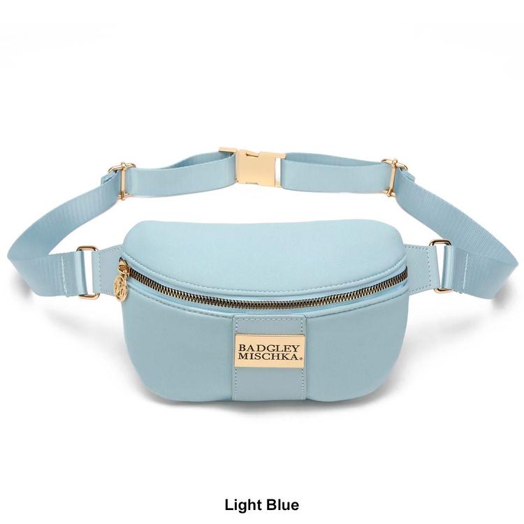 Badgley Mischka Sage Scuba &amp; Vegan Leather Belt Bag