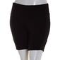 Juniors Plus One Step Up Peach Rib Bike Shorts with Cell Pocket - image 1