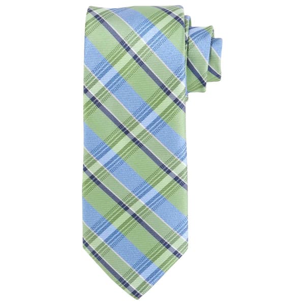 Mens John Henry(R) Forest Plaid Tie