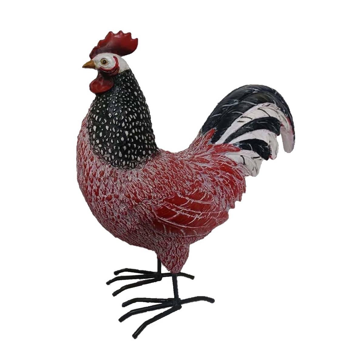Santa’s Workshop 12in. Rhode Island Rooster