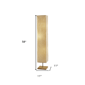 HomeRoots 58in. Natural Column Floor Lamp With Paper Shade - image 4