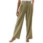 Womens Ella Rafaella&#40;R&#41; Linen Blend Pleated Wide Leg Pants - image 1