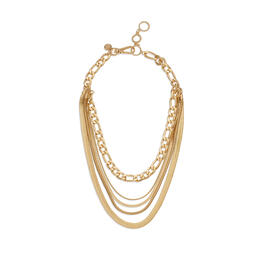 Steve Madden Mixed Chains Layered Necklace