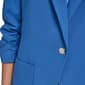 Womens Calvin Klein 3/4 Ruch Sleeve Solid One Button Blazer - image 4