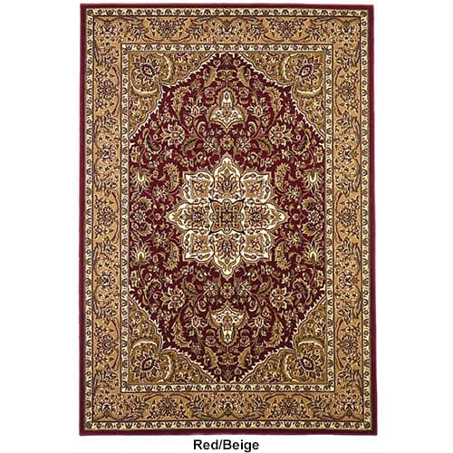 KAS Cambridge Kashan Medallion Area Rug - 5’ x 8’