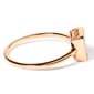 Haus of Brilliance 10kt. Rose Gold 1/3ctw. Diamond Square Ring - image 2