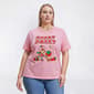 Juniors Freeze Strawberry Shortcake Graphic Tee with Gingham - image 2