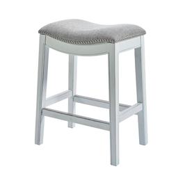 New Ridge Home Goods Zoey 30in. Bar-Height Saddle-Seat Barstool