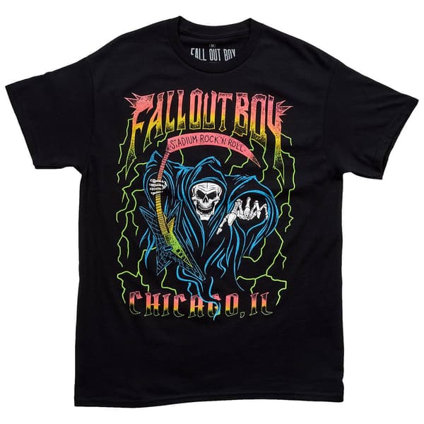 Young Mens Fallout Boy Short Sleeve Graphic Tee - image 