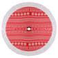 Northlight 48in. Knitted Snowflake Christmas Tree Skirt - image 1
