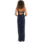 Juniors Emerald Sundae Glitter Burnout Velvet Bar Back Maxi Dress - image 3