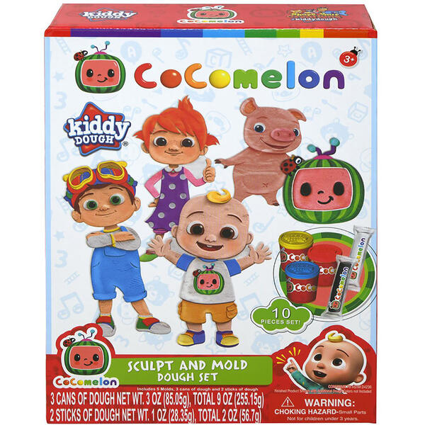 Cocomelon Sculpt and Mold Dough Set - image 