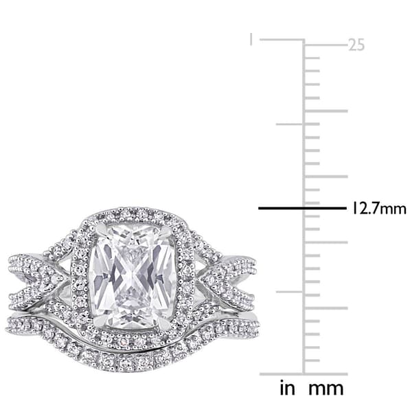 Gemstone Classics™ Diamond & Lab Created White Sapphire Ring