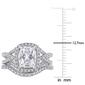 Gemstone Classics&#8482; Diamond & Lab Created White Sapphire Ring - image 3