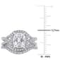 Gemstone Classics™ Diamond & Lab Created White Sapphire Ring - image 3