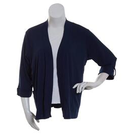 Petite Hasting & Smith 3/4 Sleeve Open Front Knit Cardigan