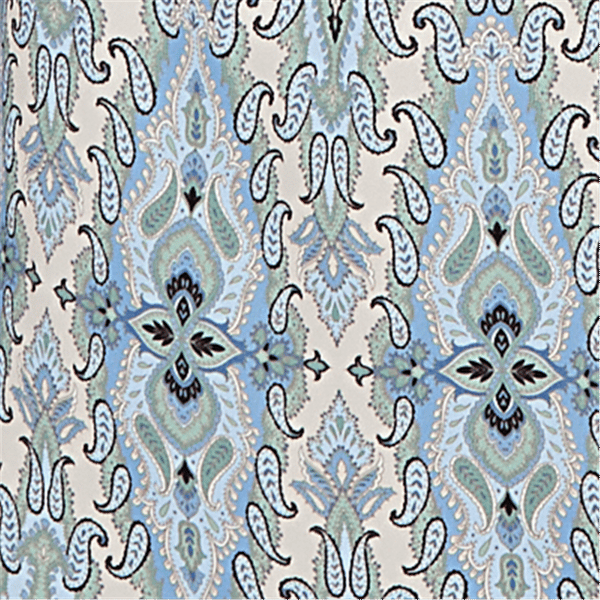 Plus Size Emaline Seabreeze Essence Sleeveless Paisley Blouse
