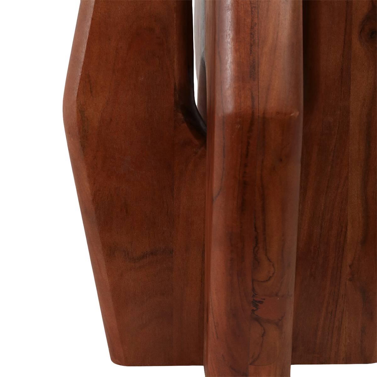 Sagebrook Home 20in. Curved Legs Marble Top Accent Table