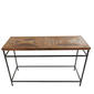 9th & Pike® Brown Metal Rustic Console Table - image 7