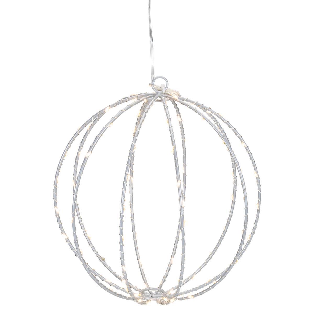 Open Video Modal for Northlight Seasonal 8in. LED Christmas Hanging Ball Decor