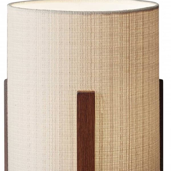 9th & Pike&#174; 17in. Natural Shade Solid Wood Table Lamp