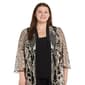 Plus Size R&M Richards Embroidered Sequin Duster Pants Set - image 5