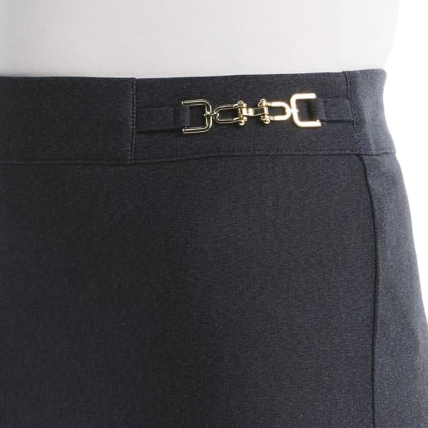 Womens Rafaella® Pull On Horse Bit Denim Capris