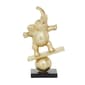 9th &amp; Pike® Gold Coastal Elephant Balancing on Ball Sculpture - image 7
