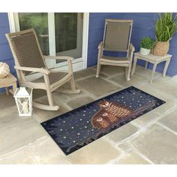 Liora Manne Frontporch Owl Family Rectangular Runner