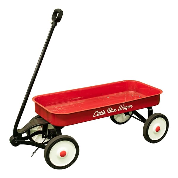 Synergistic Industrial Children's Classic Pull Along Steel Wagon - image 