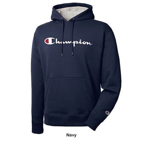 Mens Champion Graphic Powerblend® Pullover Hoodie Sweatshirt