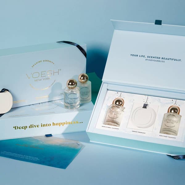 Voesh Seaside Serenity Room & Fabric Fragrance Set - $95 Value